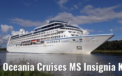 Oceania Cruises MS Insignia Kiel Canal 05.08.2016