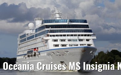 Oceania Cruises MS Insignia Kiel Canal transit 05.08.2016