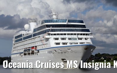 Oceania Cruises MS Insignia Kiel Canal transit 05.08.2016