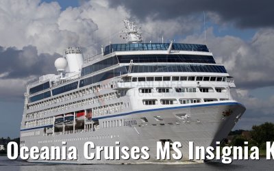 Oceania Cruises MS Insignia Kiel Canal transit 05.08.2016