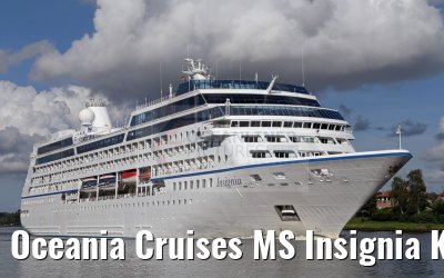 Oceania Cruises MS Insignia Kiel Canal transit 05.08.2016