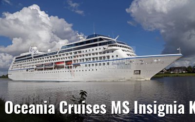 Oceania Cruises MS Insignia Kiel Canal transit 05.08.2016