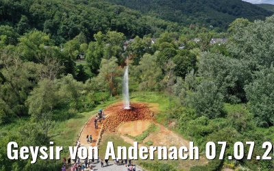 Geysir von Andernach 07.07.2020