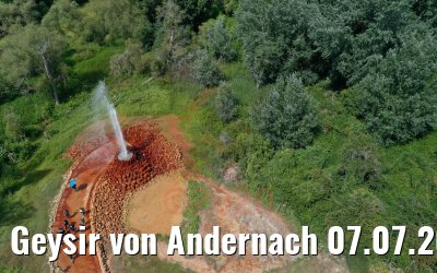 Geysir von Andernach 07.07.2020