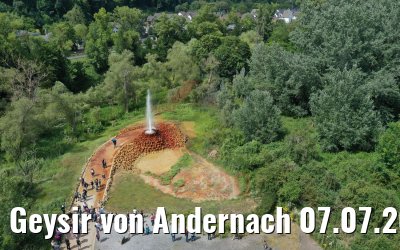 Geysir von Andernach 07.07.2020