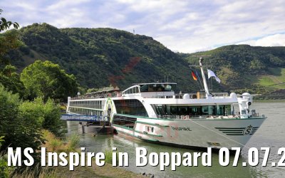 MS Inspire in Boppard 07.07.2020