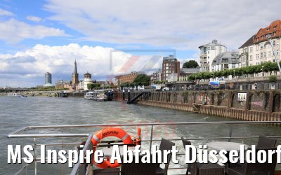 MS Inspire Abfahrt Düsseldorf 06.07.2020