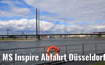 MS Inspire Abfahrt Düsseldorf 06.07.2020