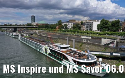 MS Inspire und MS Savor 06.07.2020 Düsseldorf
