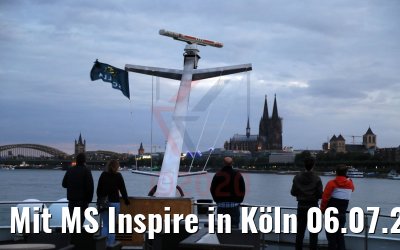 Mit MS Inspire in Köln 06.07.2020