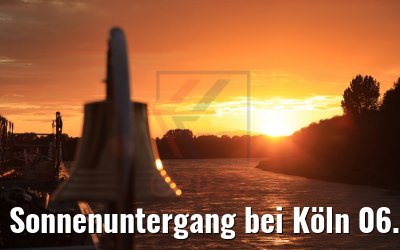 Sonnenuntergang bei Köln 06.07.2020