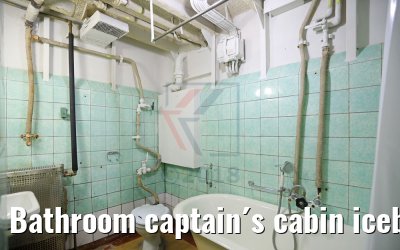 Bathroom captain´s cabin icebreaker Krasin St. Petersburg