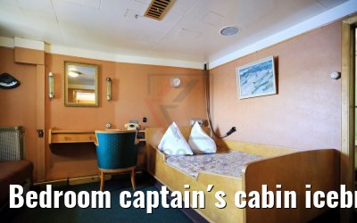 Bedroom captain´s cabin icebreaker Krasin St. Petersburg