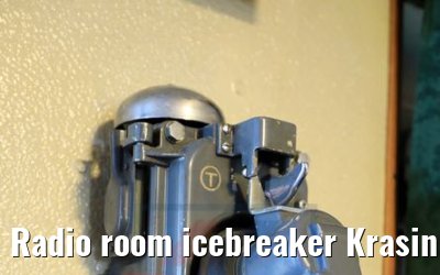 Radio room icebreaker Krasin St. Petersburg