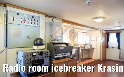 Radio room icebreaker Krasin St. Petersburg