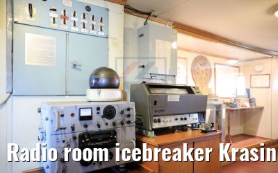 Radio room icebreaker Krasin St. Petersburg