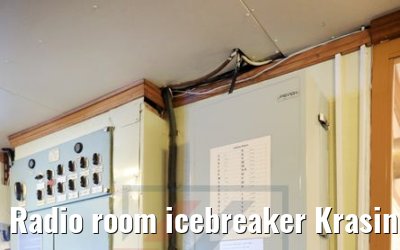 Radio room icebreaker Krasin St. Petersburg