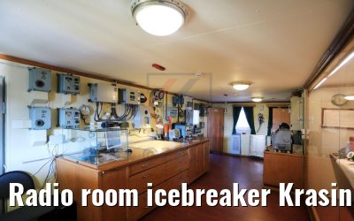 Radio room icebreaker Krasin St. Petersburg