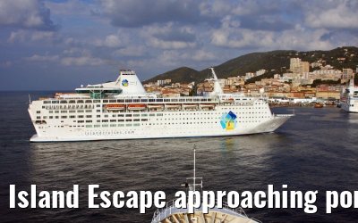Island Escape approaching port of Ajaccio, 12. April 2008