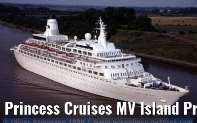 Princess Cruises MV Island Princess, Kiel Canal, 10. August 1996