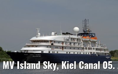 MV Island Sky, Kiel Canal 05. August 2013