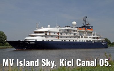 MV Island Sky, Kiel Canal 05. August 2013