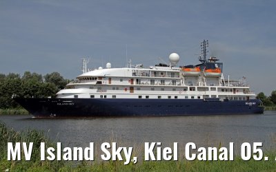 MV Island Sky, Kiel Canal 05. August 2013