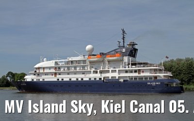MV Island Sky, Kiel Canal 05. August 2013