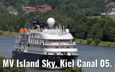 MV Island Sky, Kiel Canal 05. August 2013