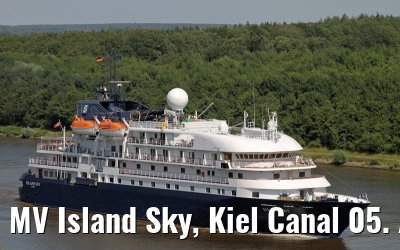 MV Island Sky, Kiel Canal 05. August 2013