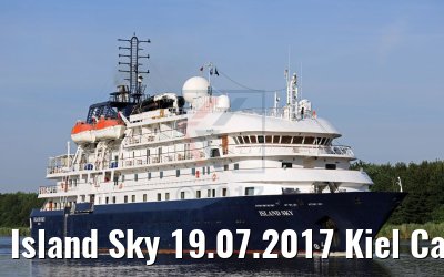 Island Sky 19.07.2017 Kiel Canal transit
