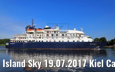 Island Sky 19.07.2017 Kiel Canal transit