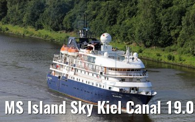 MS Island Sky Kiel Canal 19.07.2017