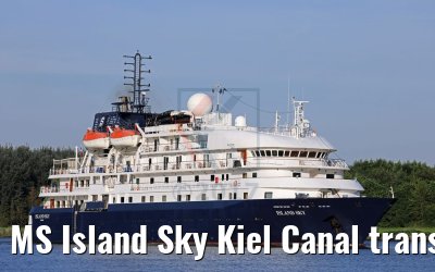 MS Island Sky Kiel Canal transit 19.07.2017