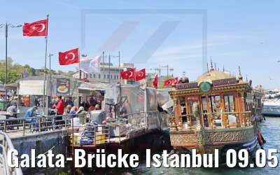 Galata-Brücke Istanbul 09.05.2022