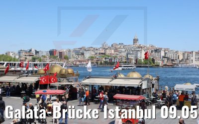 Galata-Brücke Istanbul 09.05.2022