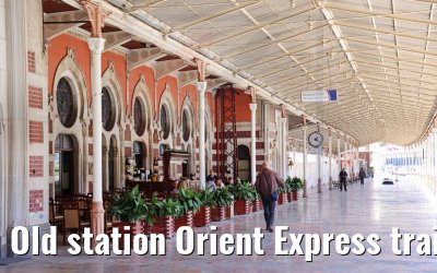 Old station Orient Express train Istanbul 09.05.2022