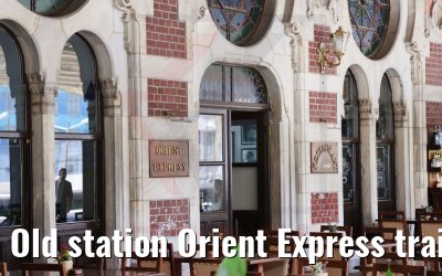 Old station Orient Express train Istanbul 09.05.2022