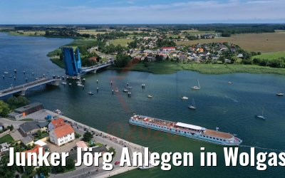 Junker Jörg Anlegen in Wolgast 04.08.2020