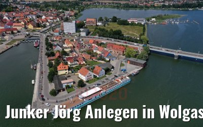 Junker Jörg Anlegen in Wolgast 04.08.2020