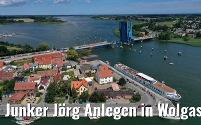 Junker Jörg Anlegen in Wolgast 04.08.2020