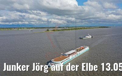 Junker Jörg auf der Elbe 13.05.2020