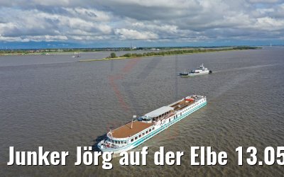 Junker Jörg auf der Elbe 13.05.2020