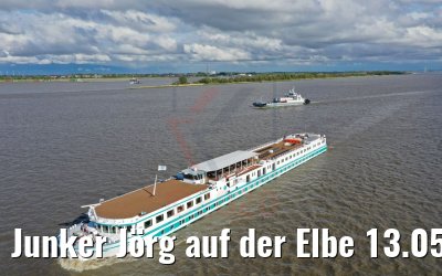 Junker Jörg auf der Elbe 13.05.2020