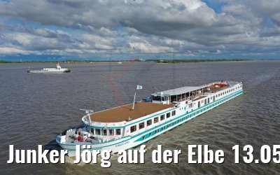 Junker Jörg auf der Elbe 13.05.2020