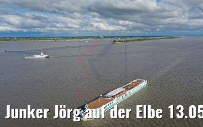 Junker Jörg auf der Elbe 13.05.2020