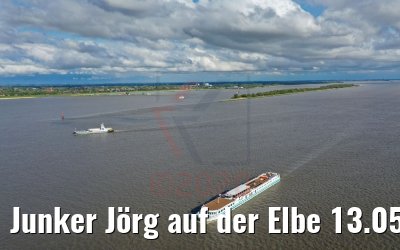 Junker Jörg auf der Elbe 13.05.2020