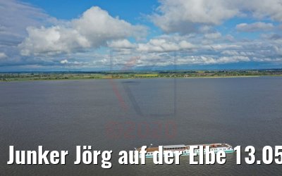 Junker Jörg auf der Elbe 13.05.2020