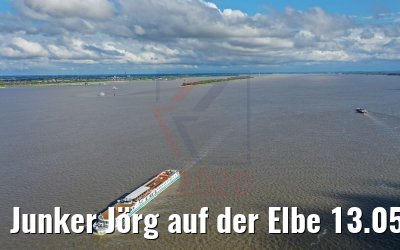 Junker Jörg auf der Elbe 13.05.2020