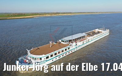 Junker Jörg auf der Elbe 17.04.2019
